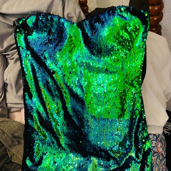 As U Wish Sequin Dress, Size Medium - Picture 1 of 4
